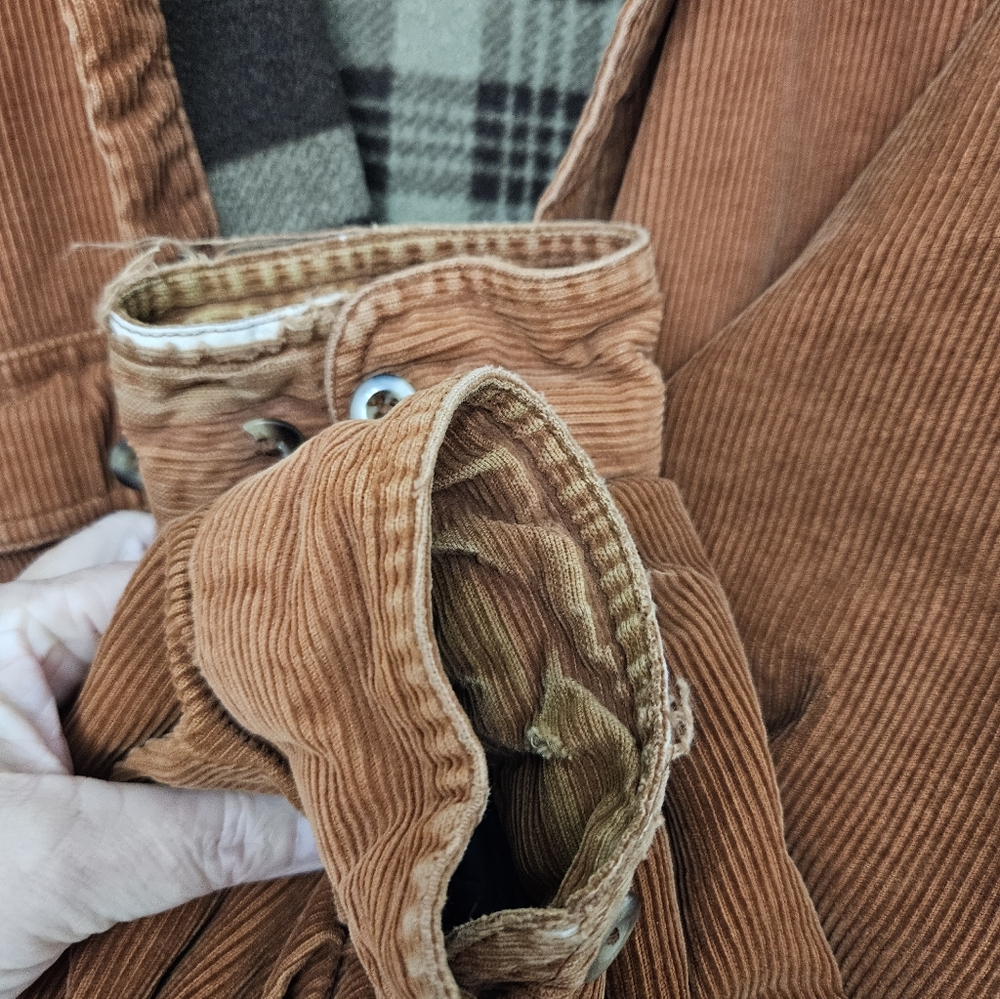 Arrow Corduroy Blanket Lined Button Up Heavy Coat Large Winter Quality - Picture 4 of 9